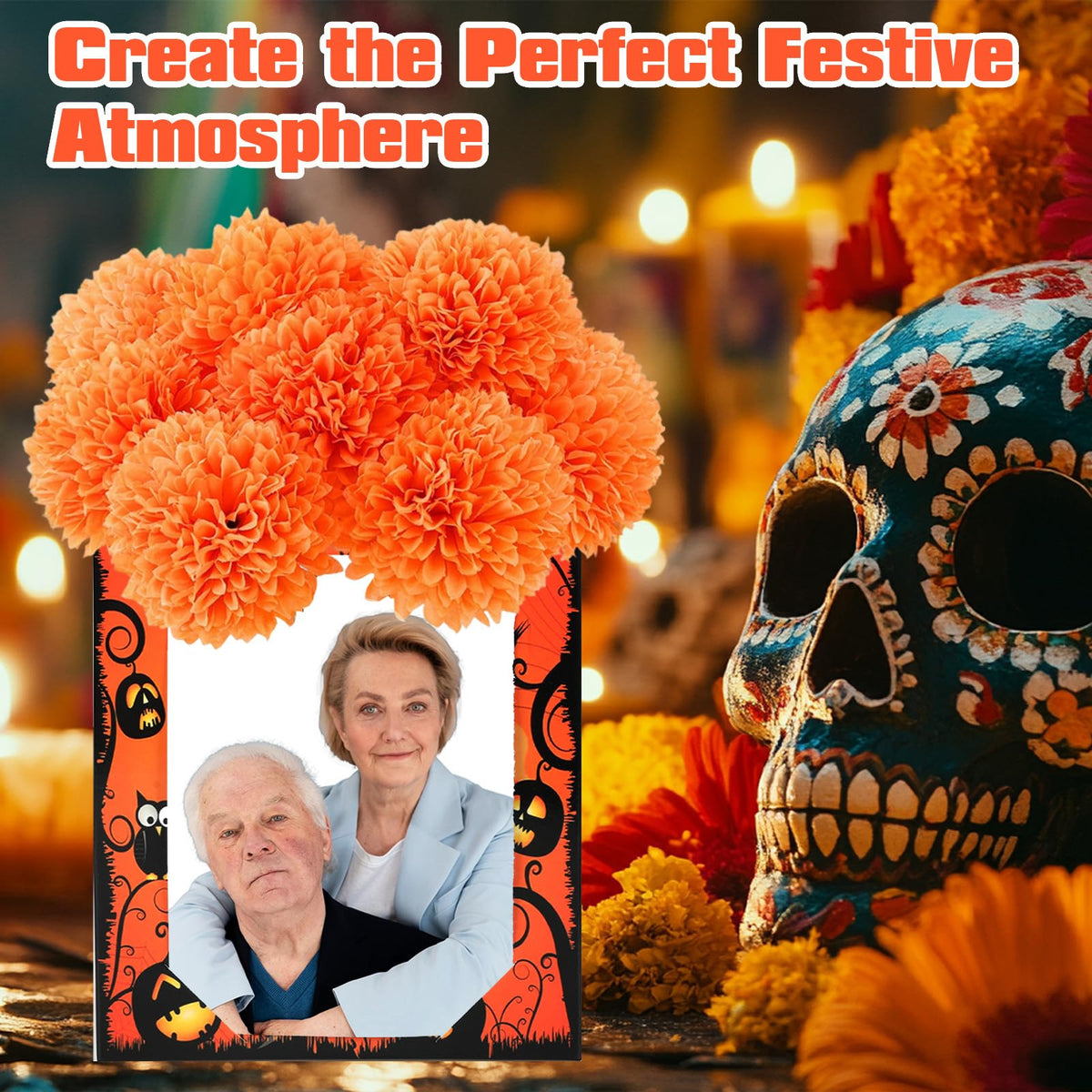 Kuabiz 6-Piece Halloween Photo Booth Decorations