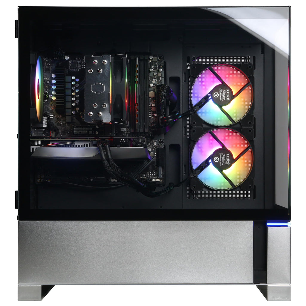 CyberPowerPC Gamer Master Gaming PC, AMD Ryzen 7 8700F 4.1GHz, GeForce RTX 5060 Ti 8GB, 16GB DDR5, 1TB PCIe 4.0 SSD, WiFi Ready & Windows 11 Home (GMA2900A2)