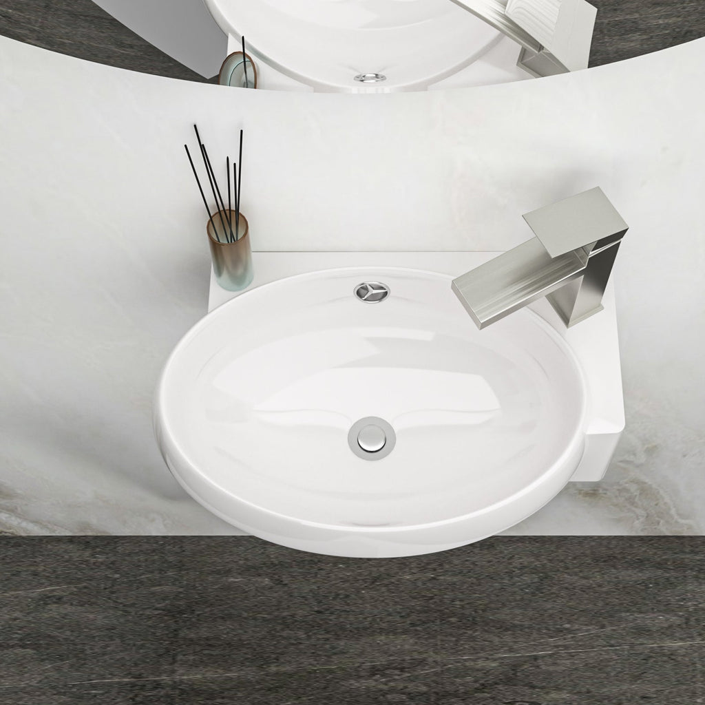16.5x11 Inch Ceramic Bathroom Sink