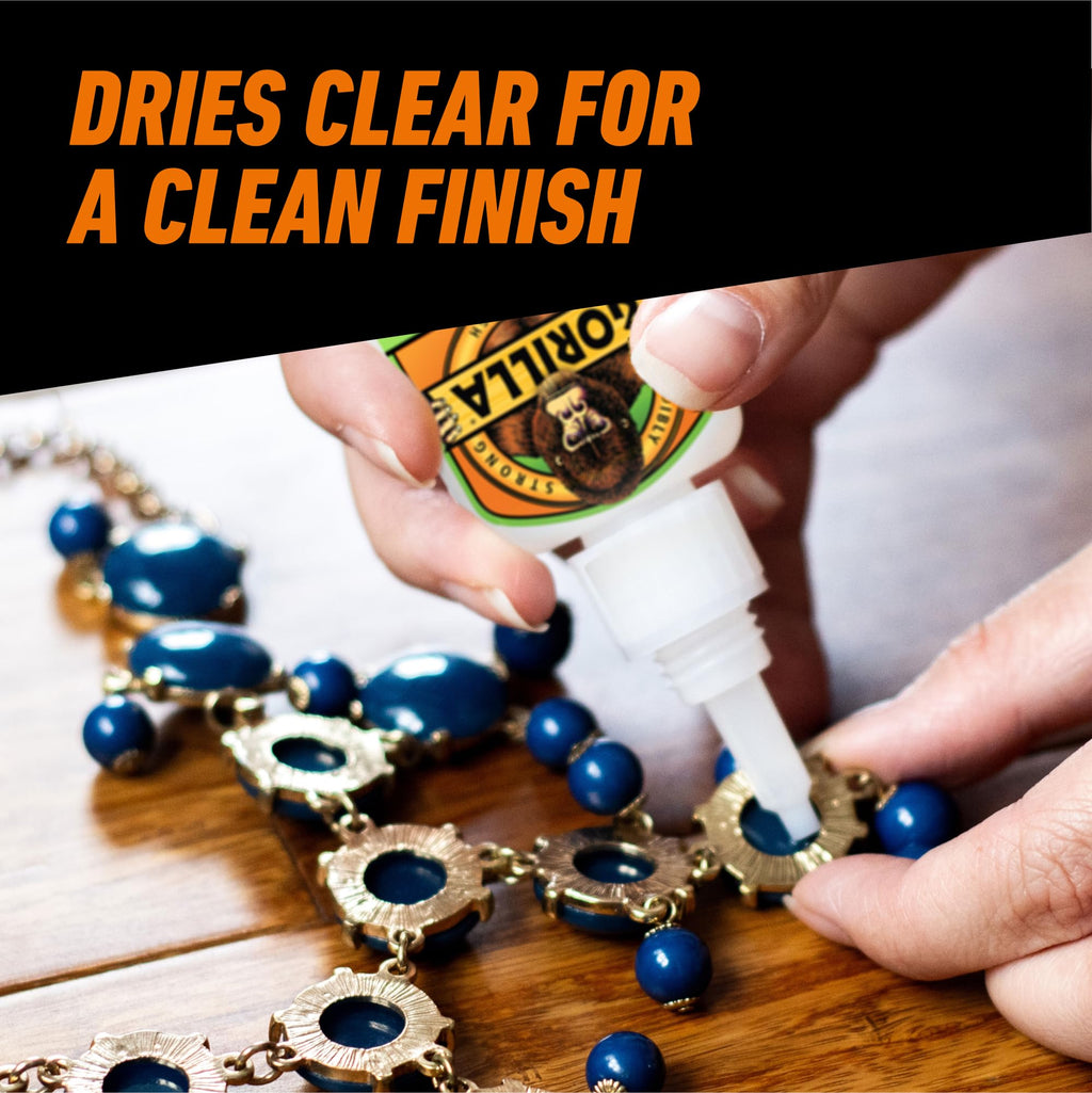 Gorilla Super Glue Gel XL, Clear 25g (Pack of 1) - Fast‑Setting, No‑Drip Control for Precise All‑Purpose Repairs