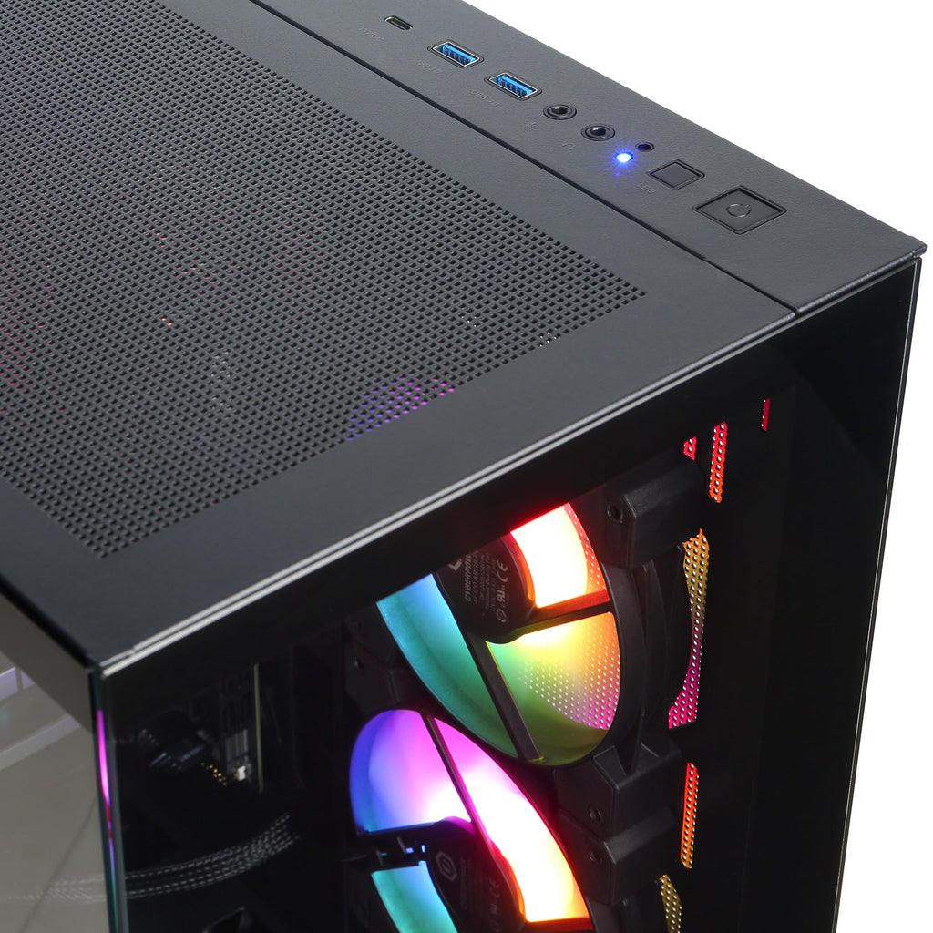 CyberPowerPC Gamer Master Gaming PC, AMD Ryzen 7 8700F 4.1GHz, GeForce RTX 5060 Ti 8GB, 16GB DDR5, 1TB PCIe 4.0 SSD, WiFi Ready & Windows 11 Home (GMA2900A2)