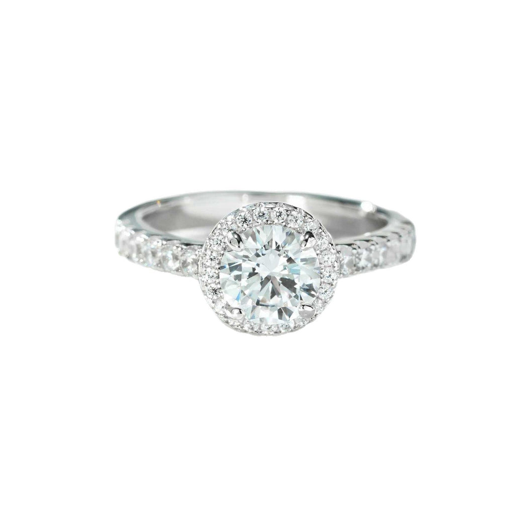 Women's 1-carat Round Bezel Ring