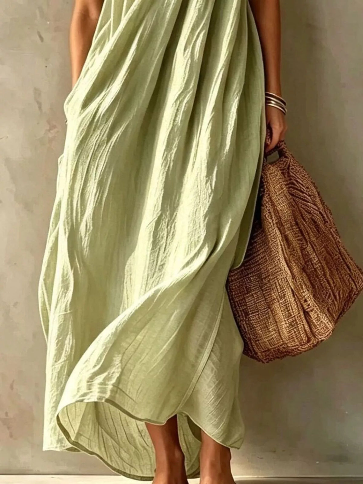 Full Size One-Shoulder Maxi Dress Plus Size