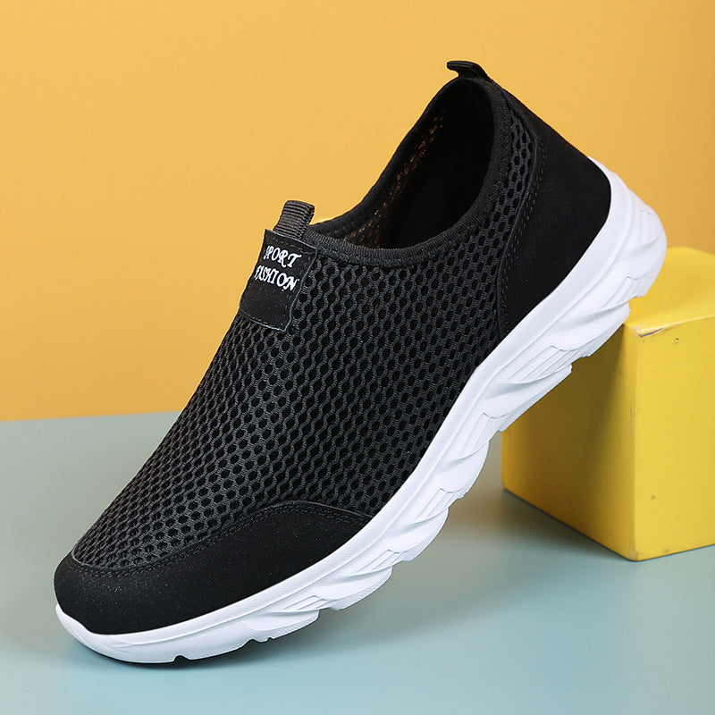 Large Size Casual Shoes Mesh Surface Low-top Sneaker