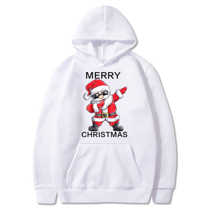 Hooded And Fleece Sweater Men's And Women's Christmas Clothing