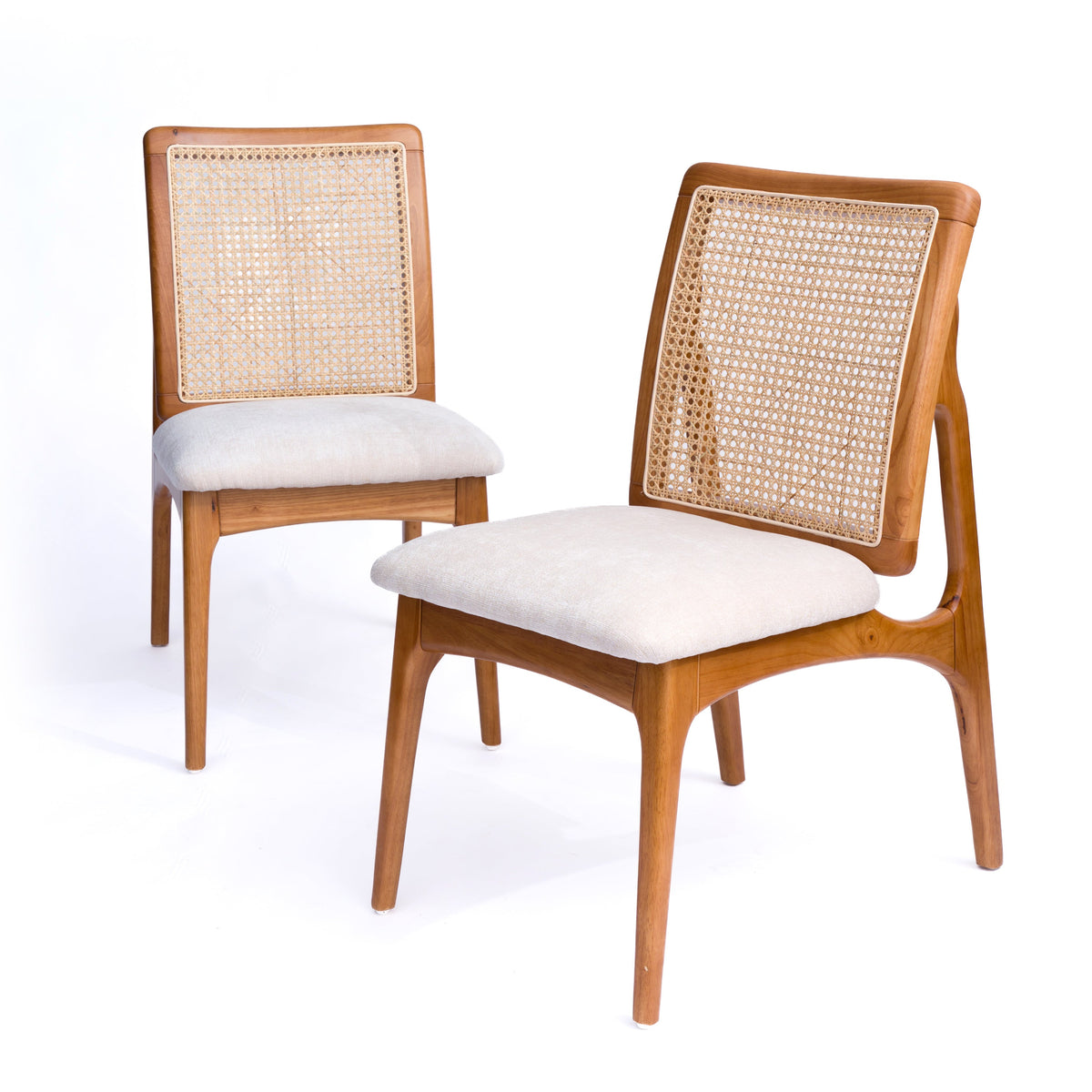 5-Piece Round Extendable Solid Wood Dining Table & Chairs Set