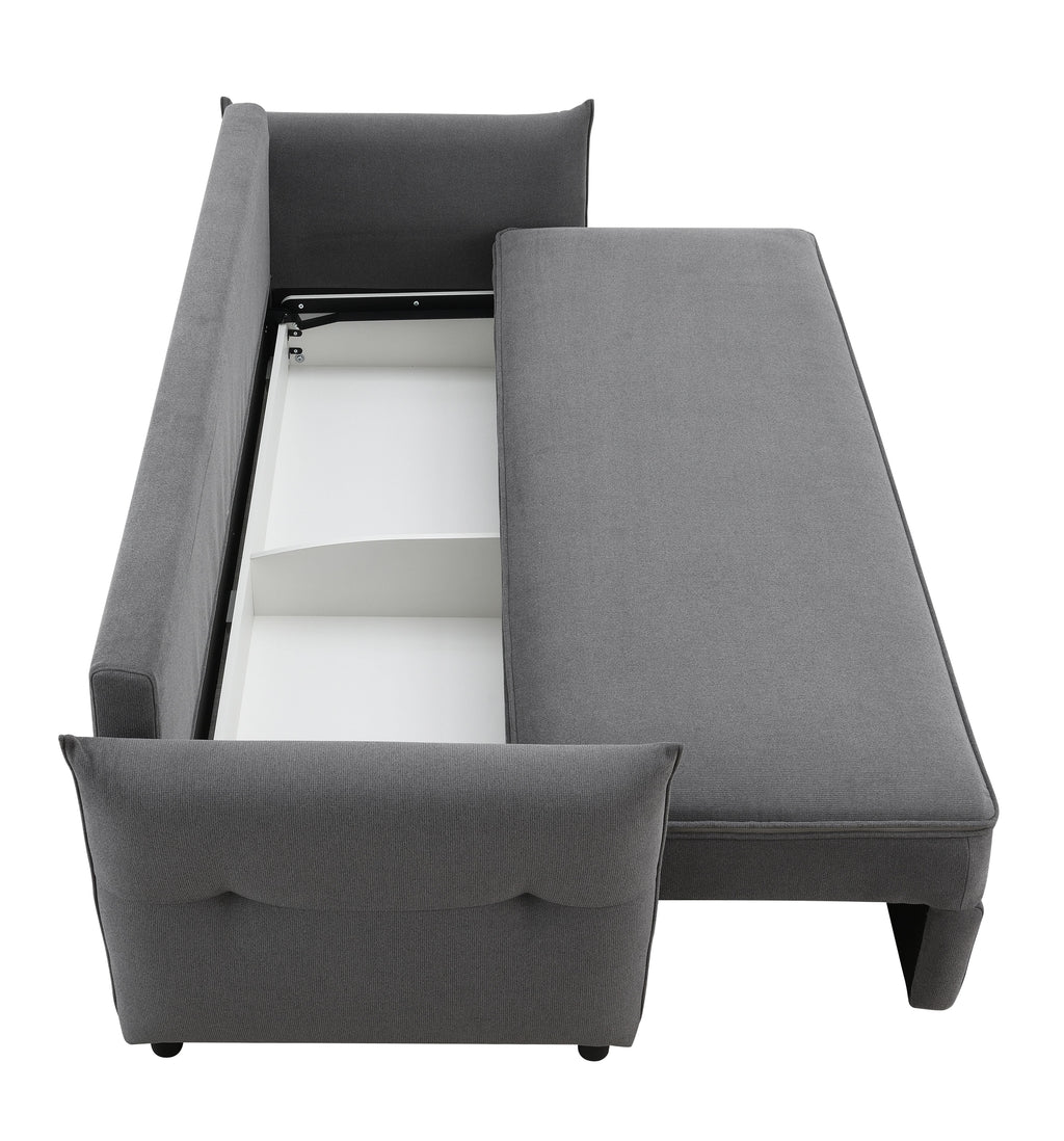 Irina Pull-Out Fabric Sleep With Storage