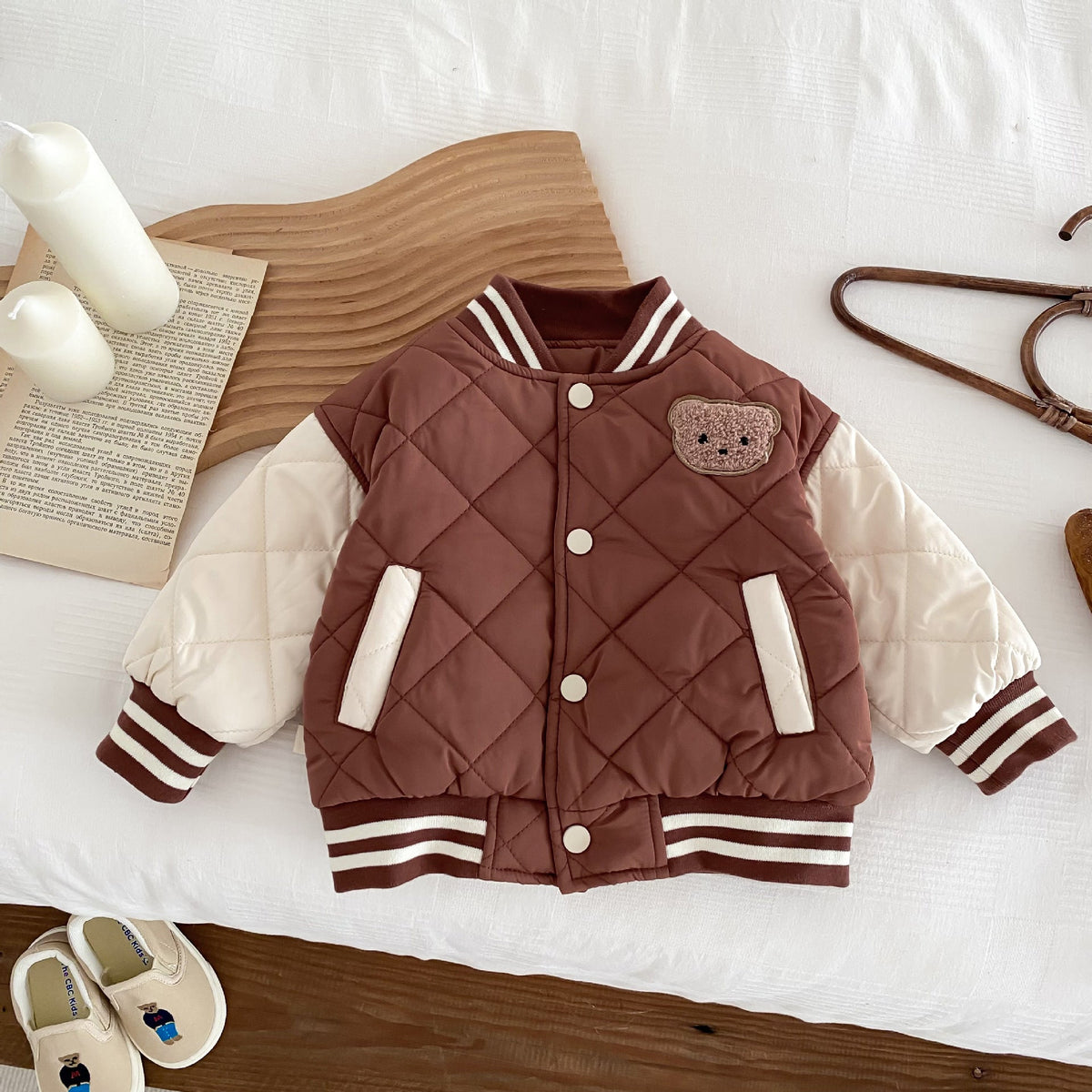 Infants And Children Thick Baseball Uniform Warm