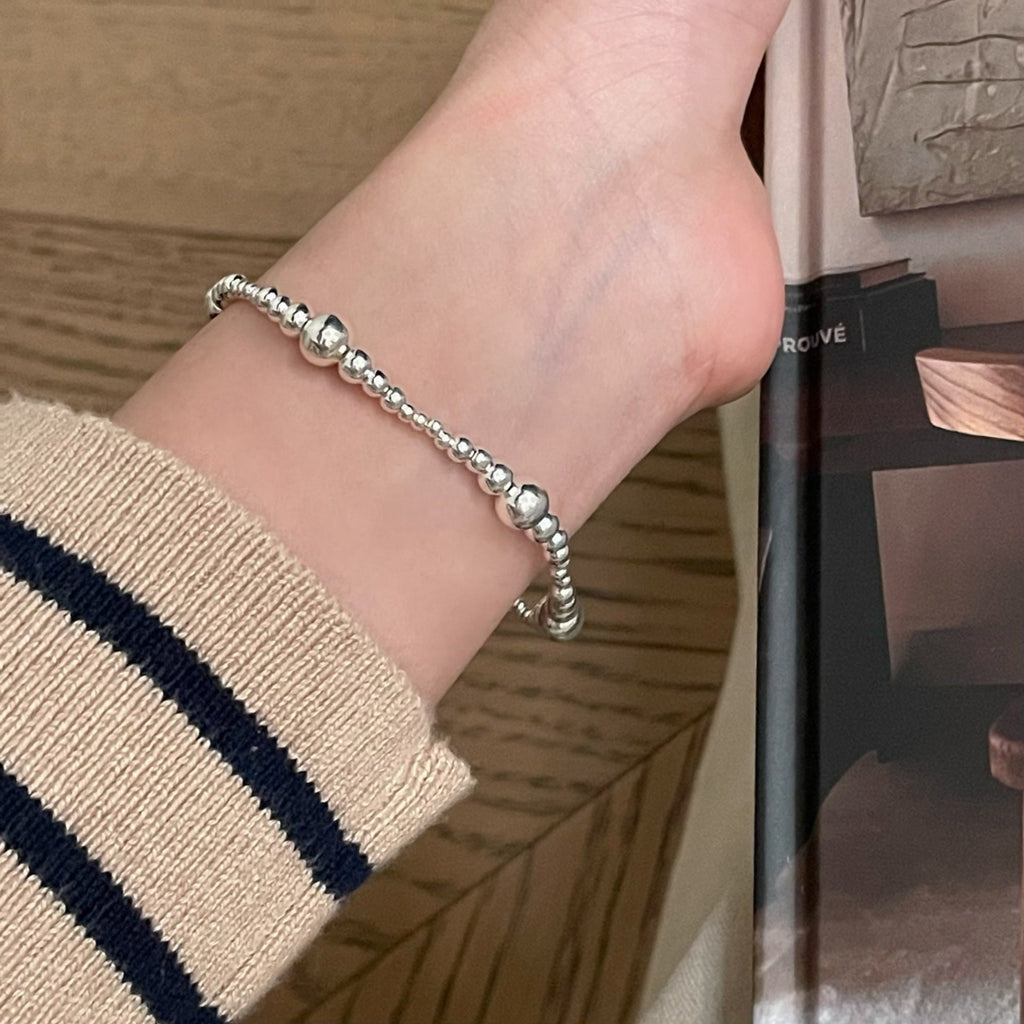 Simple Plain-ring Bracelet Versatile Chain Link