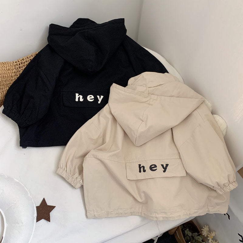 Children's Letters Anorak Men And Women