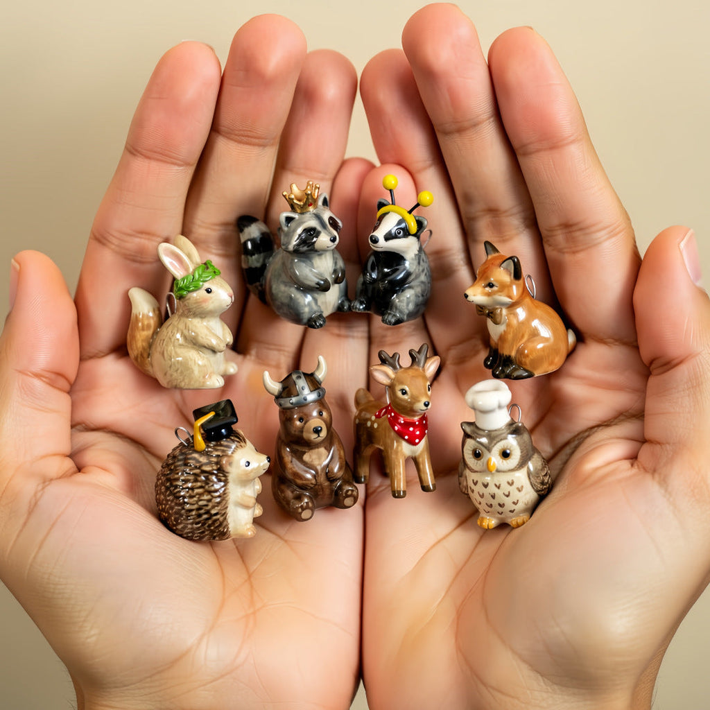 Small Animal Series DIY Accessories Dripped Oil Pendant