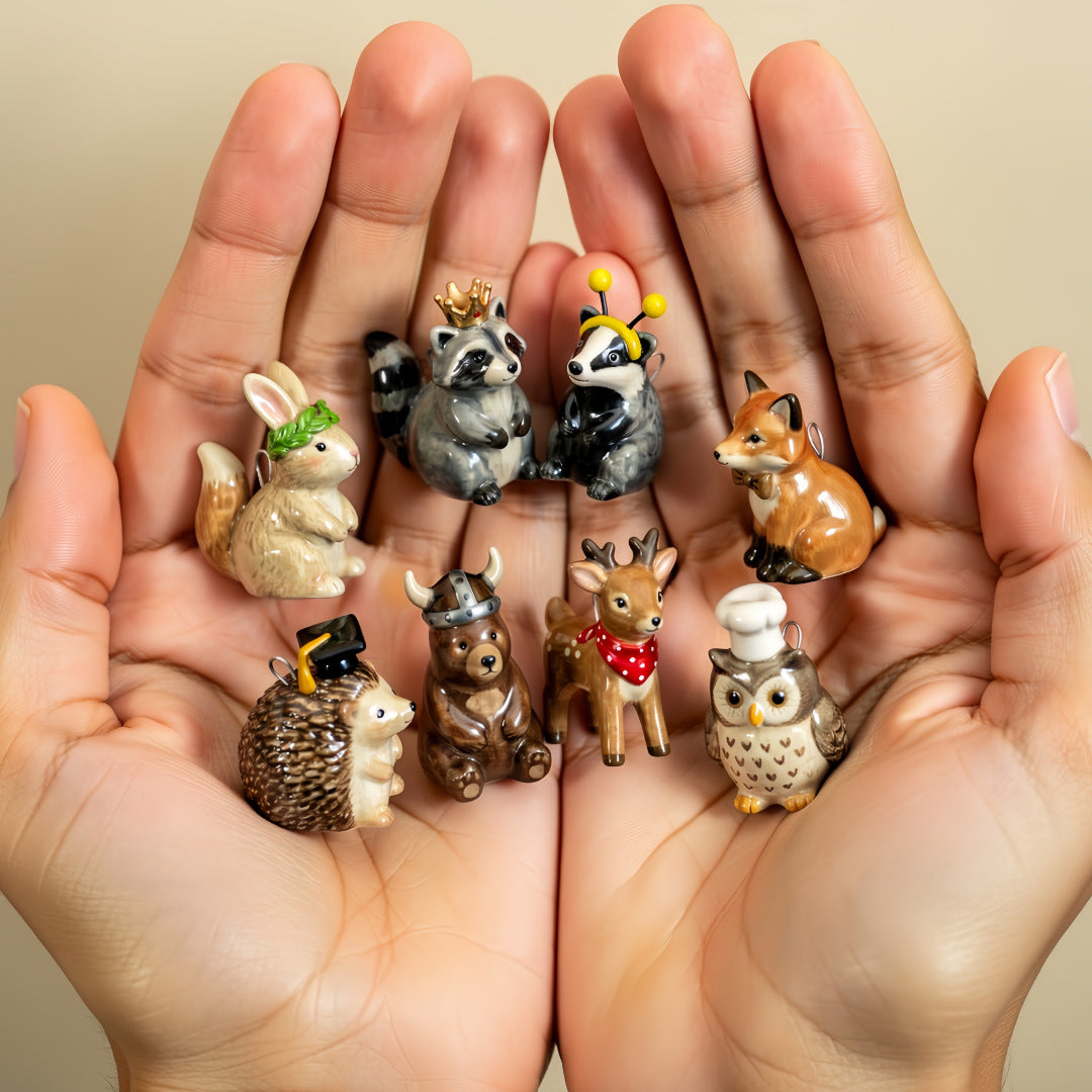 Small Animal Series DIY Accessories Dripped Oil Pendant