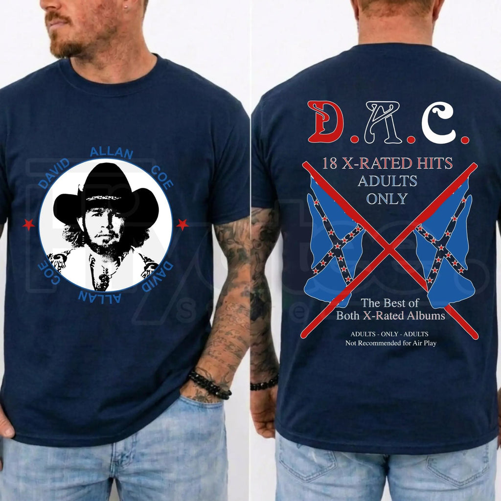 David Allan Coe T-Shirt – Outlaw Country Music Vintage Graphic Tee