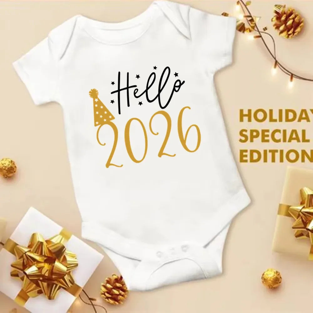 Baby Cotton Jumpsuit New Year Christmas Clothing