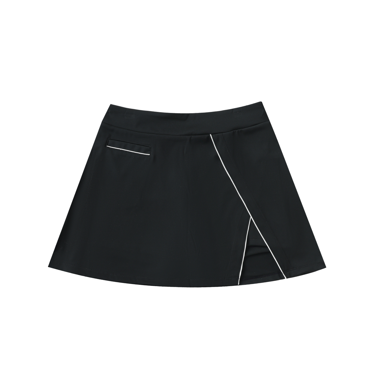 Loki & Ivy High-Waist Pocketed A-Line Skirt