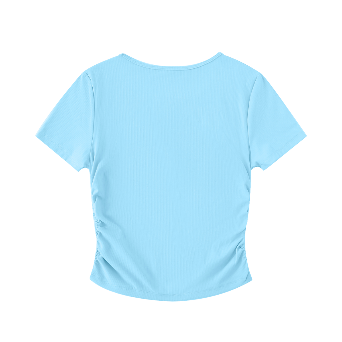 Loki & Ivy Ruched Bodycon Crop Top