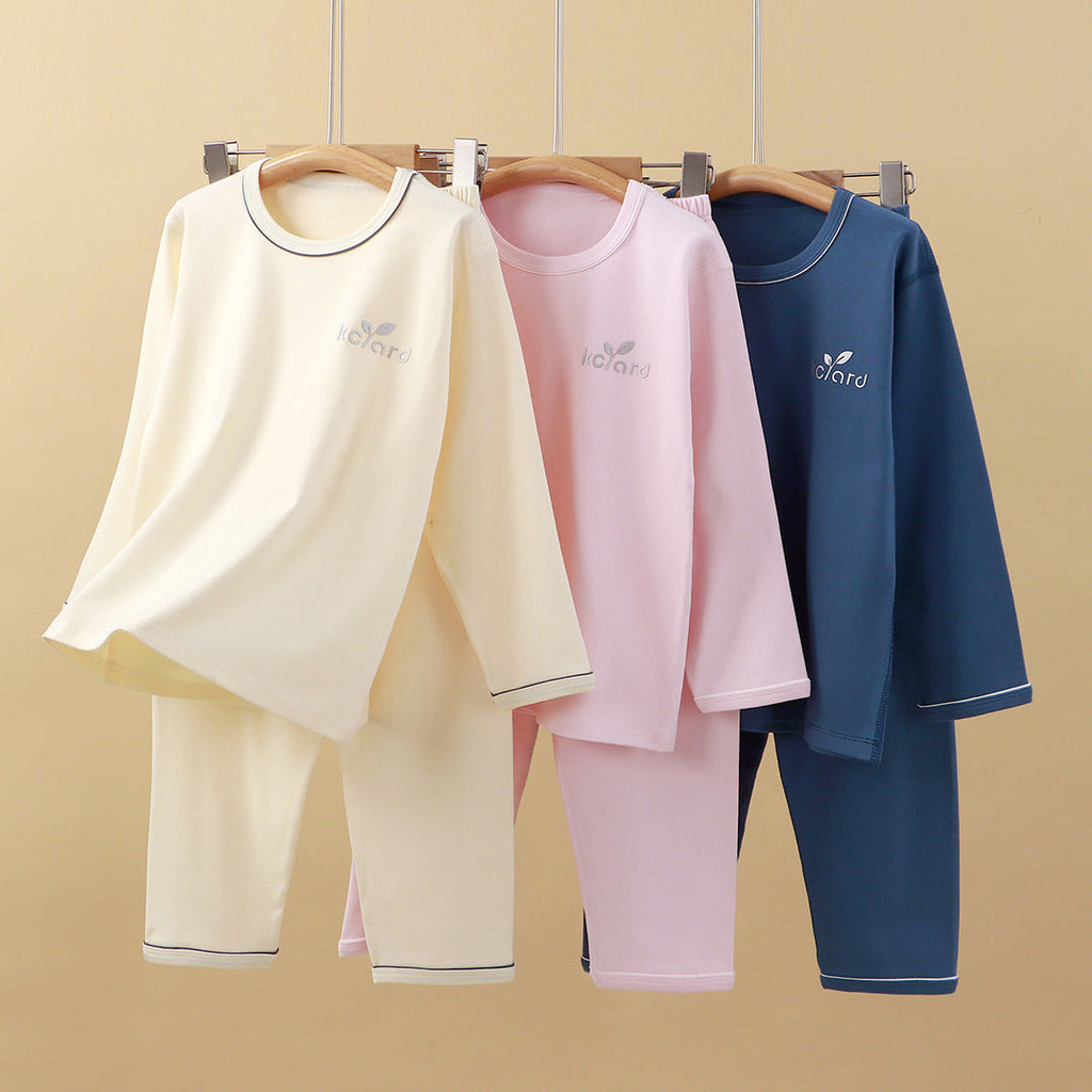 New Pure Cotton Pajamas Autumn And Winter Homewear Set Loose And Casual