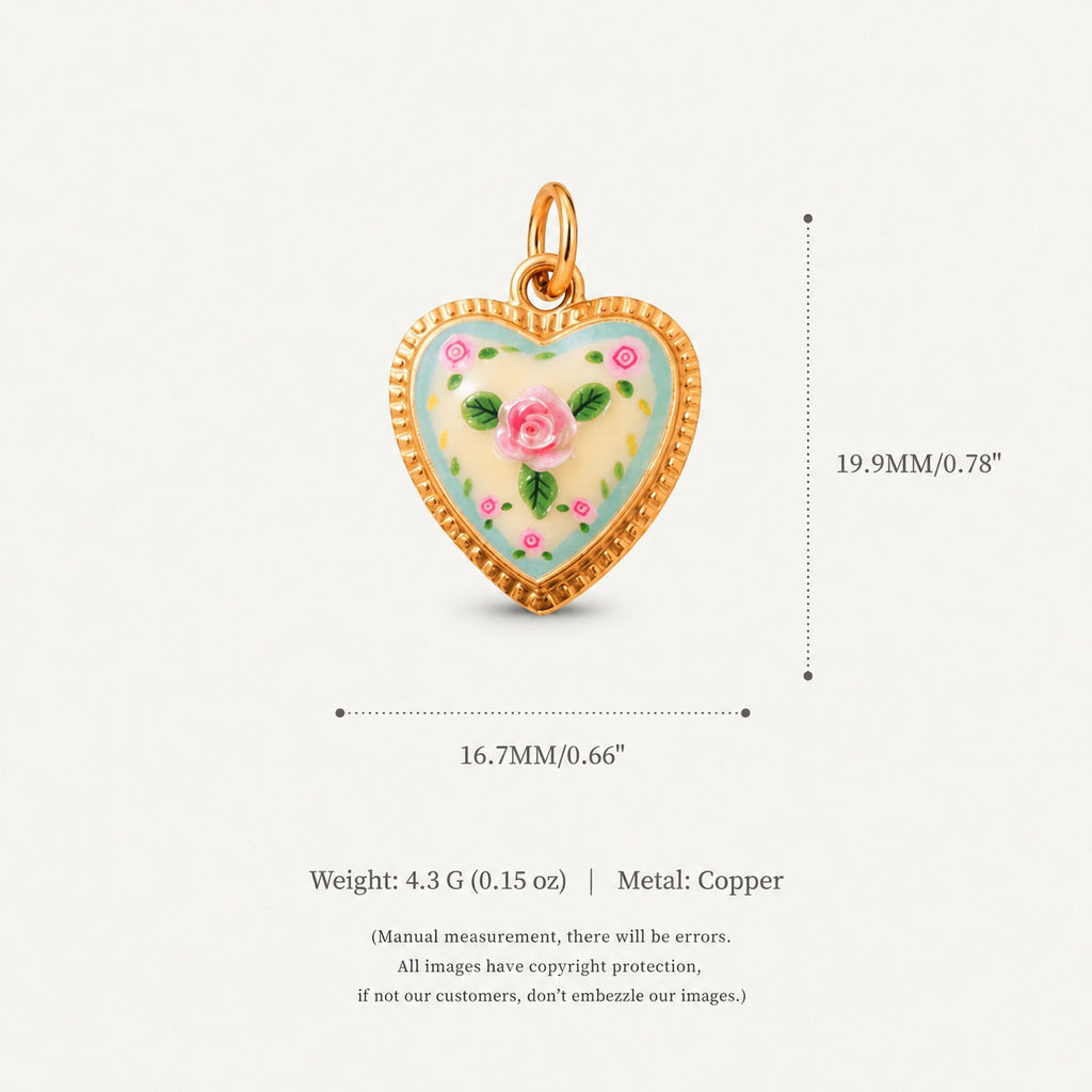 Loving-heart Pendant Shell And Boweveryday Accessories