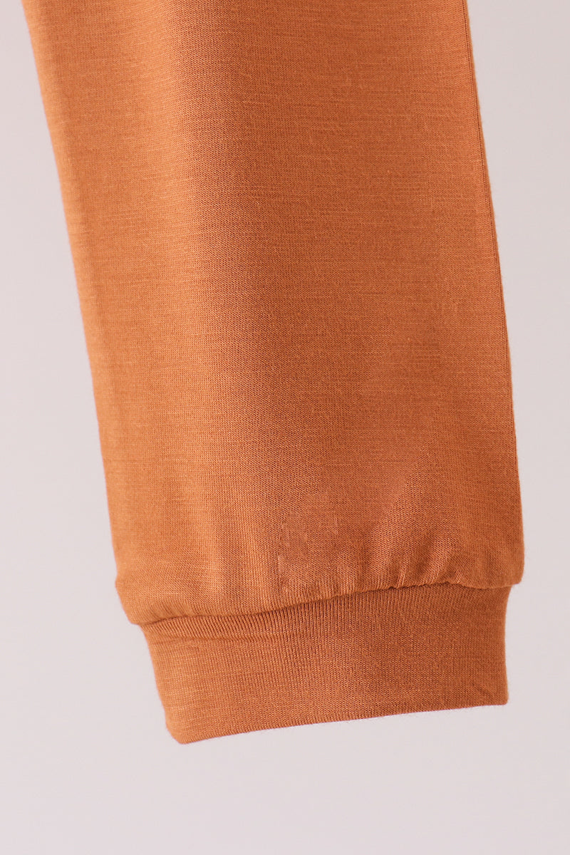 Caramel bamboo pajama set