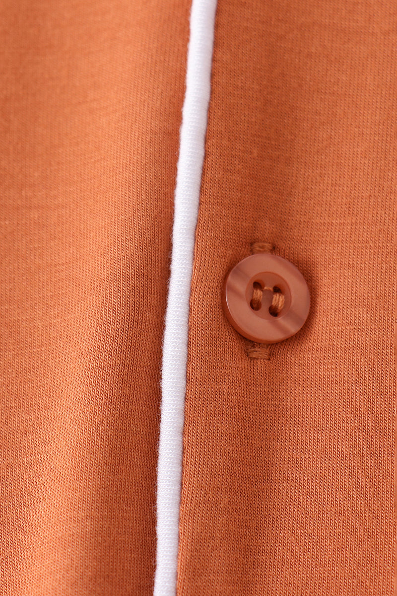 Caramel bamboo mom pajama set