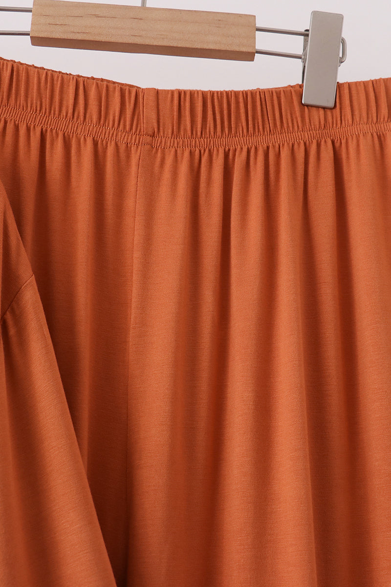 Caramel bamboo mom pajama set