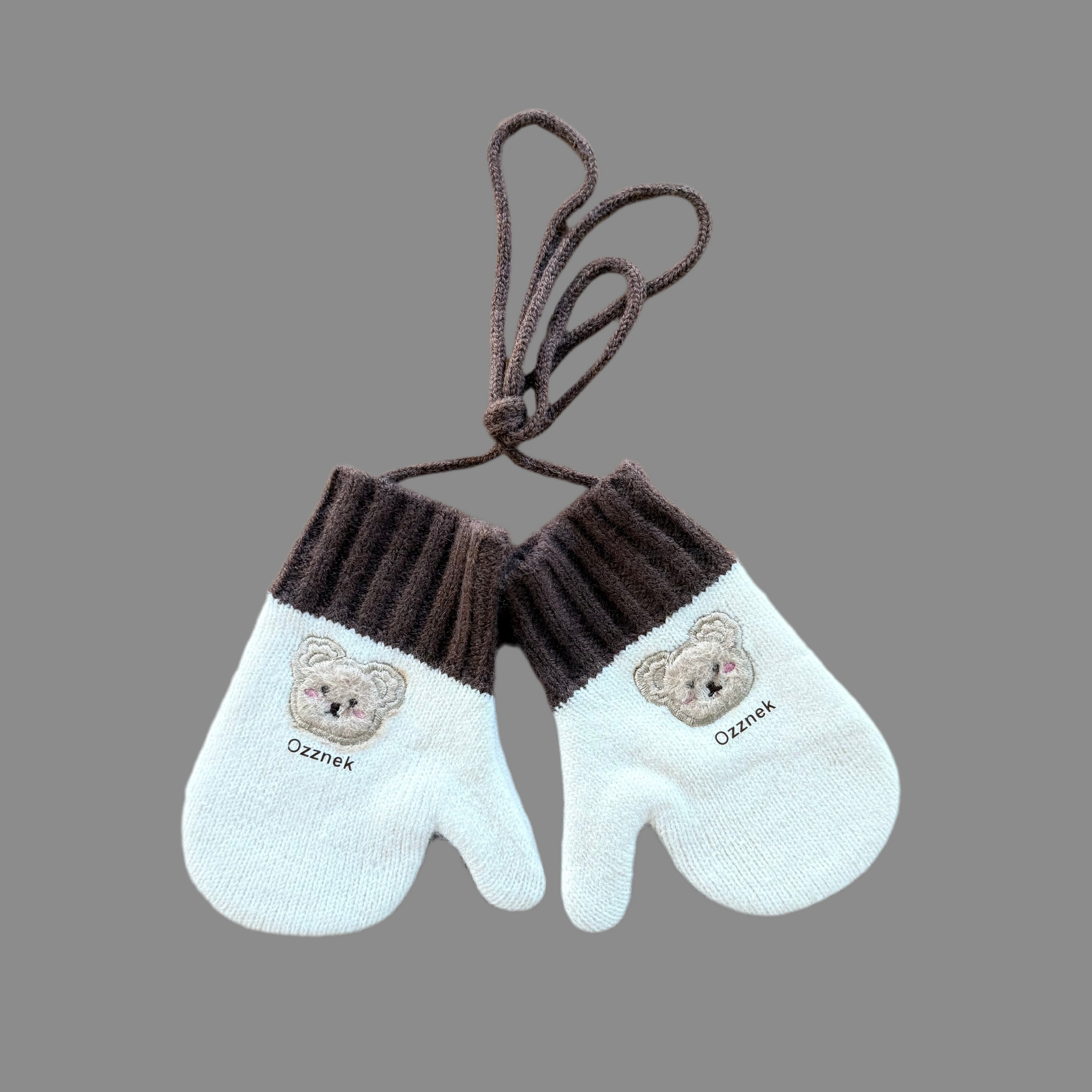 Pre-Order Kids Winter Gloves with String | Warm Toddler Mittens 2-5Y