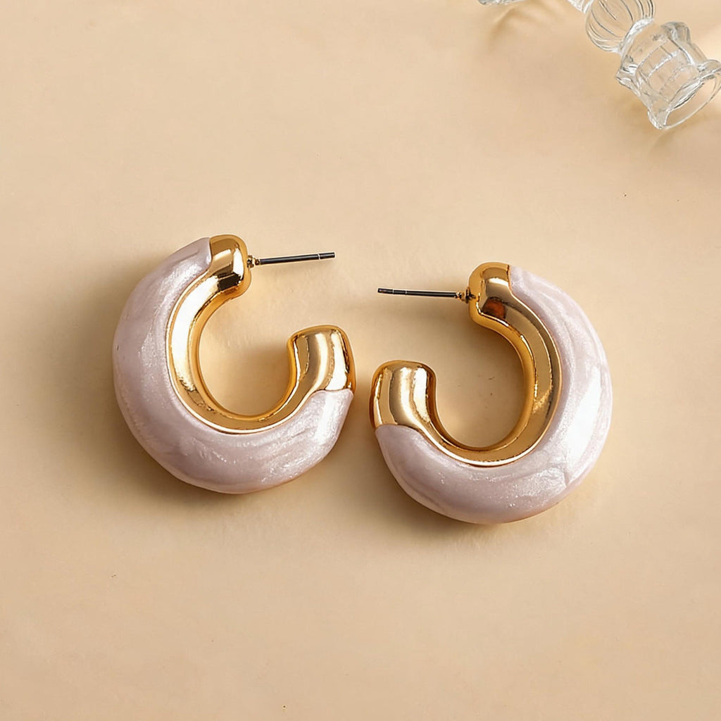 Vintage Retro Style Enamel Oval Stud Earrings Women Ear Jewelry For Daily Dating Banquet Party Occasions