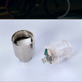Bicycle Air Nozzle Lamp Round Head Photosensitive Vibration-sensing