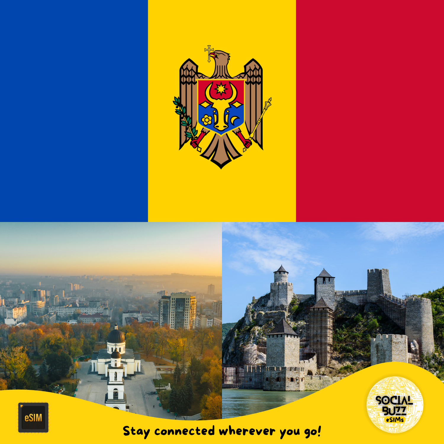 Moldova eSIM Internet Data Plan