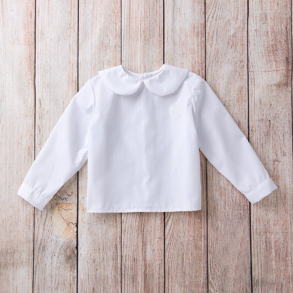Baby Plaid Long Sleeve Climbing Suit Set