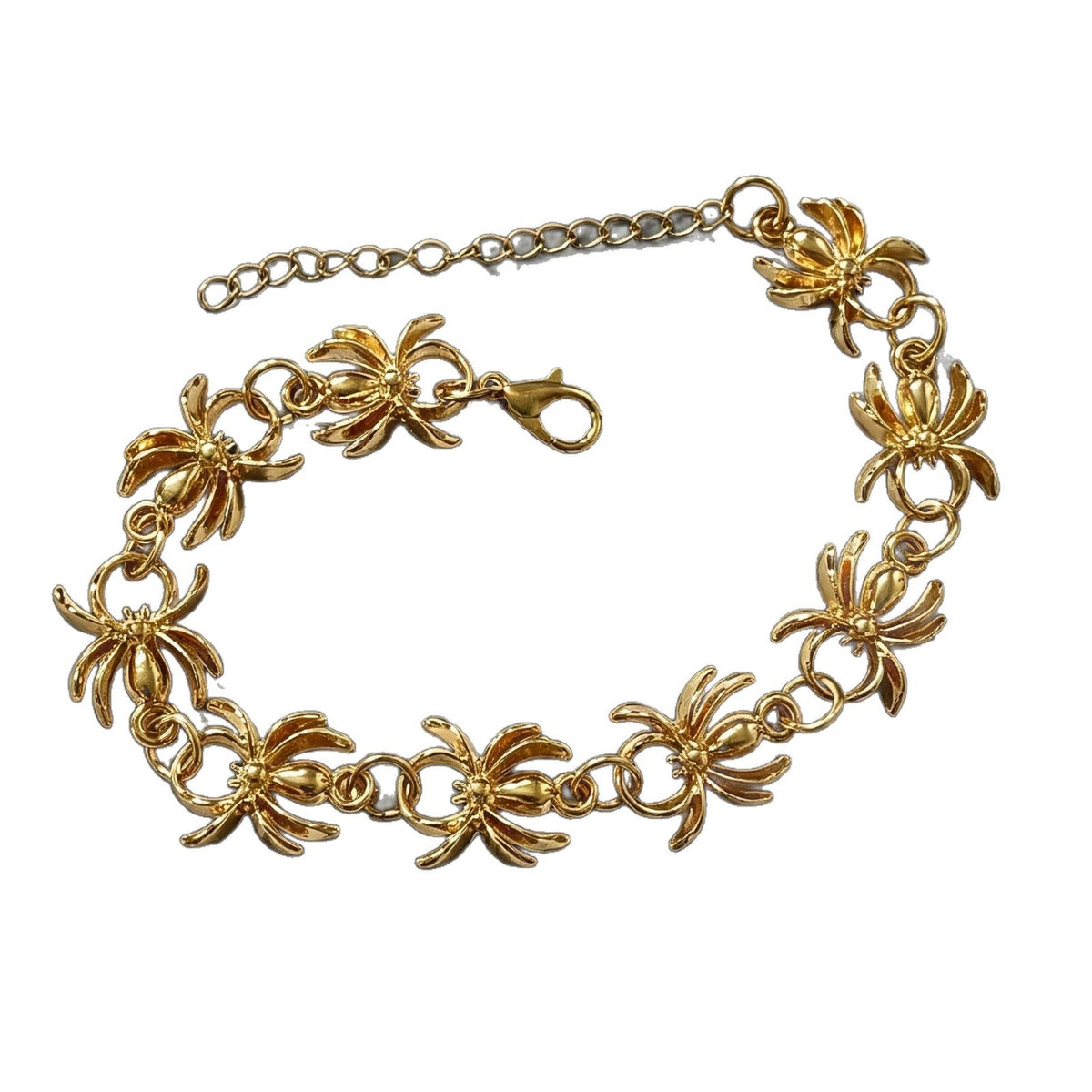 Men Gothic Spider Bracelet, Hip Hop Streetwear Niche High Grade Minimalist Trendy Influencer Hand Jewelry