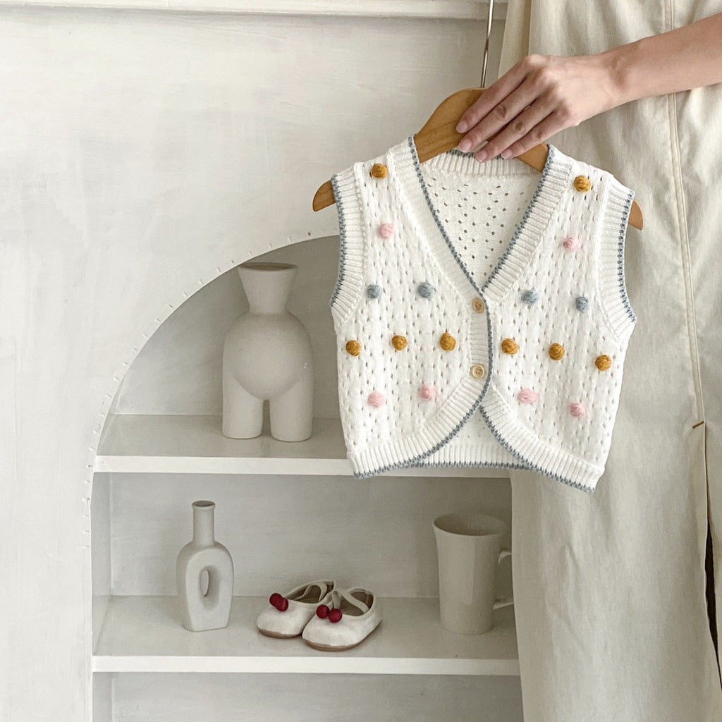 Baby Clothes Cotton Sweater Vest Cardigan