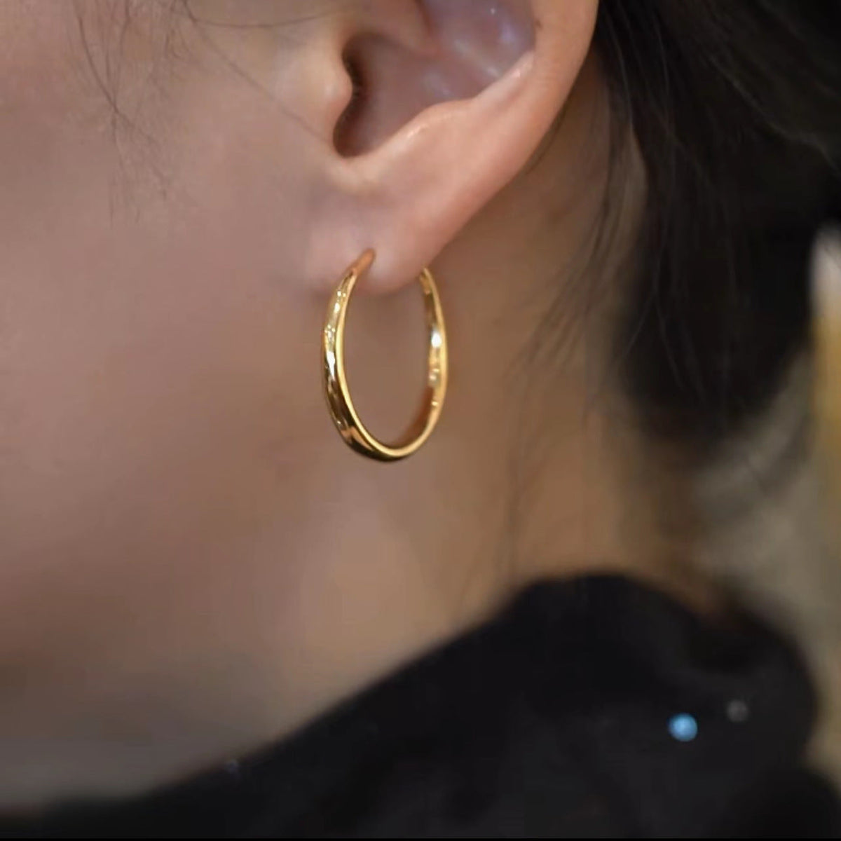 French-style Retro Shimmering Ear Rings That Wont Fade