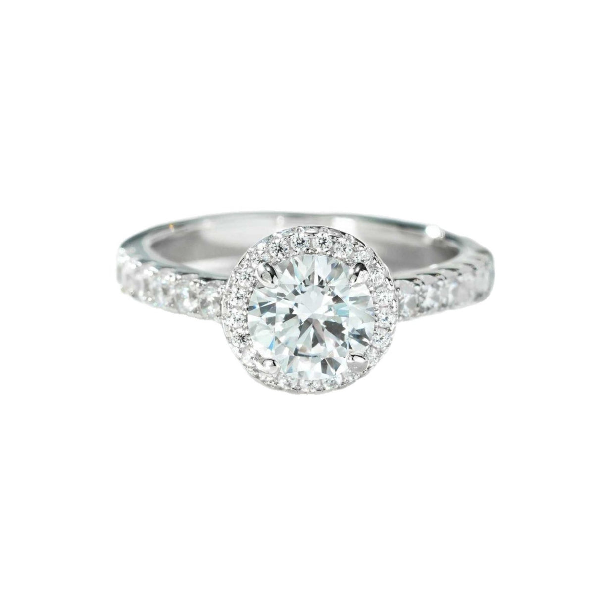Women's 1-carat Round Bezel Ring