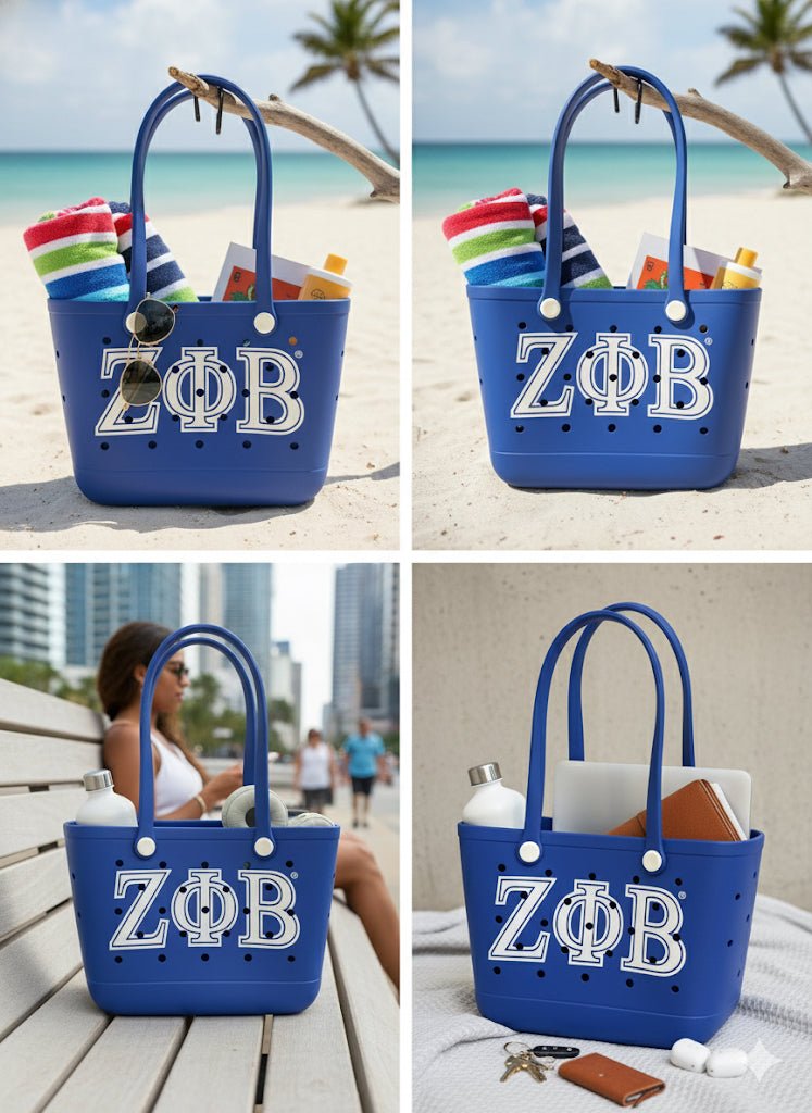 Zeta Phi Beta Sorority Beach Bag