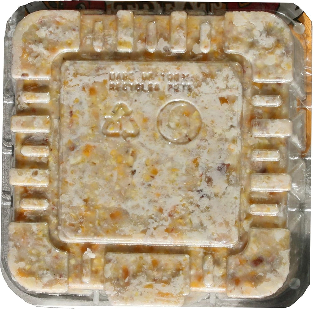 C&S Wild Bird Suet Seed Treat 11 oz & Large Suet Basket Feeder Combo