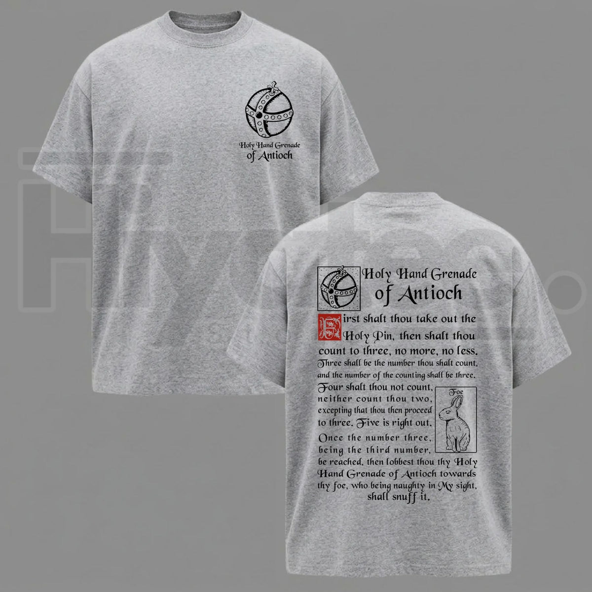 The Holy Hand Grenade of Antioch T-Shirt – Funny 1975 Meme Graphic Tee