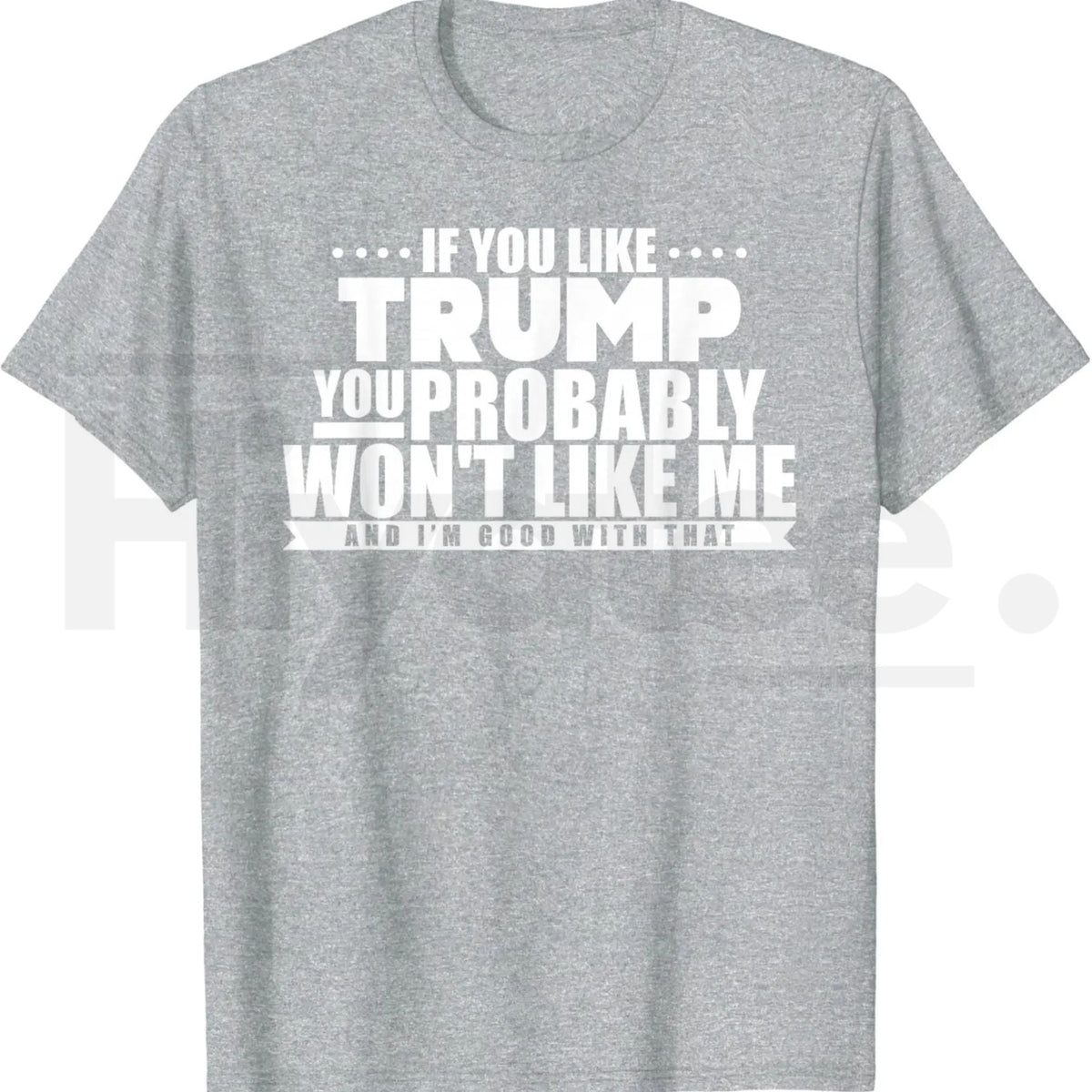 If You Like Trump You Won't Like Me T-Shirt – Funny Political Graphic Tee