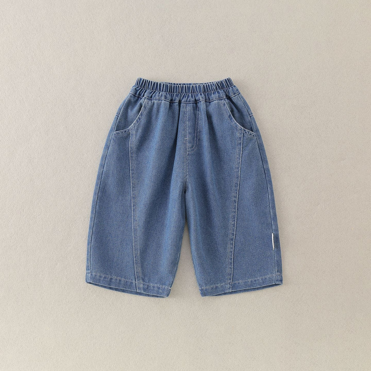 Girls Wide-leg Loose-fit Denim Jeans