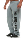 Men's Letter Elastic Waist Active Pants