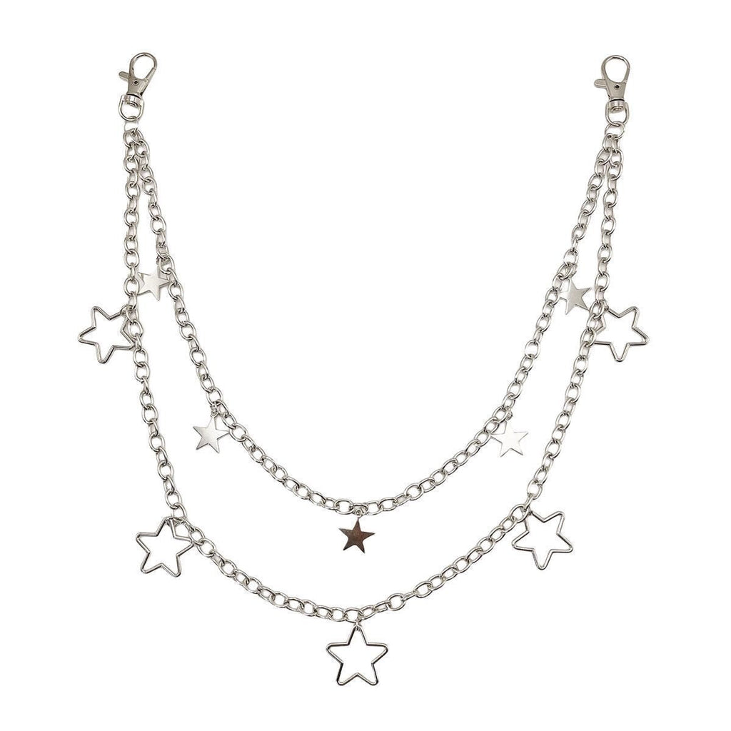 Personalized Hollow-Out Five-Pointed Star Pants Chain