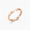 Adjustable Engraved Stainless Steel Ring