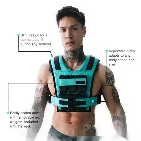 Home Gym Fitness Equipment Accessories Tactical Training Outdoor Running Adjustable Weight Vest