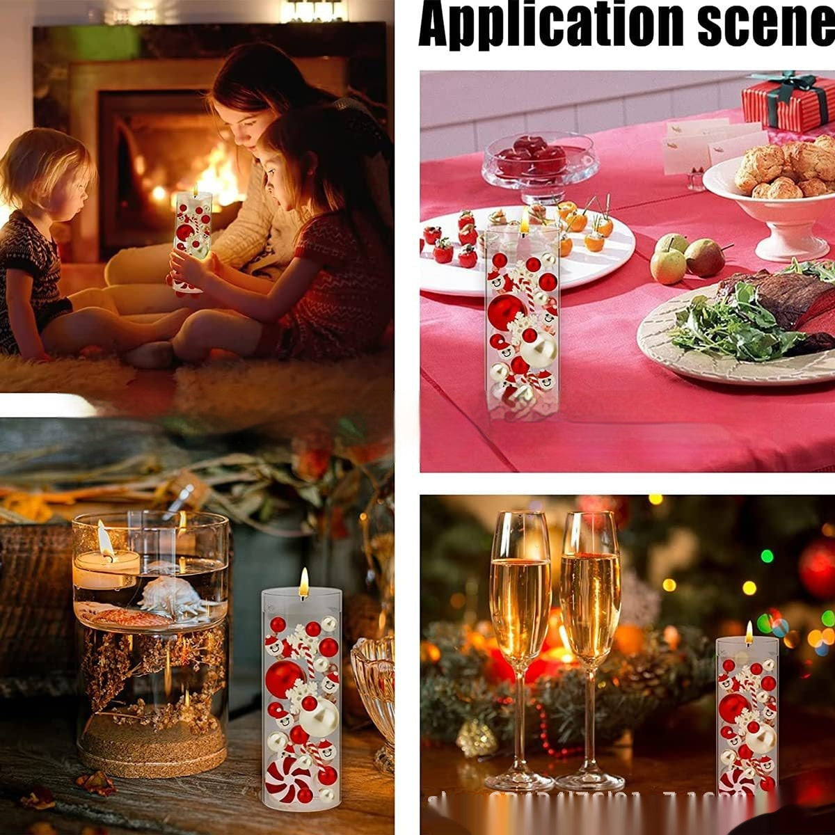Floating Stuffed Vase Christmas Decorations