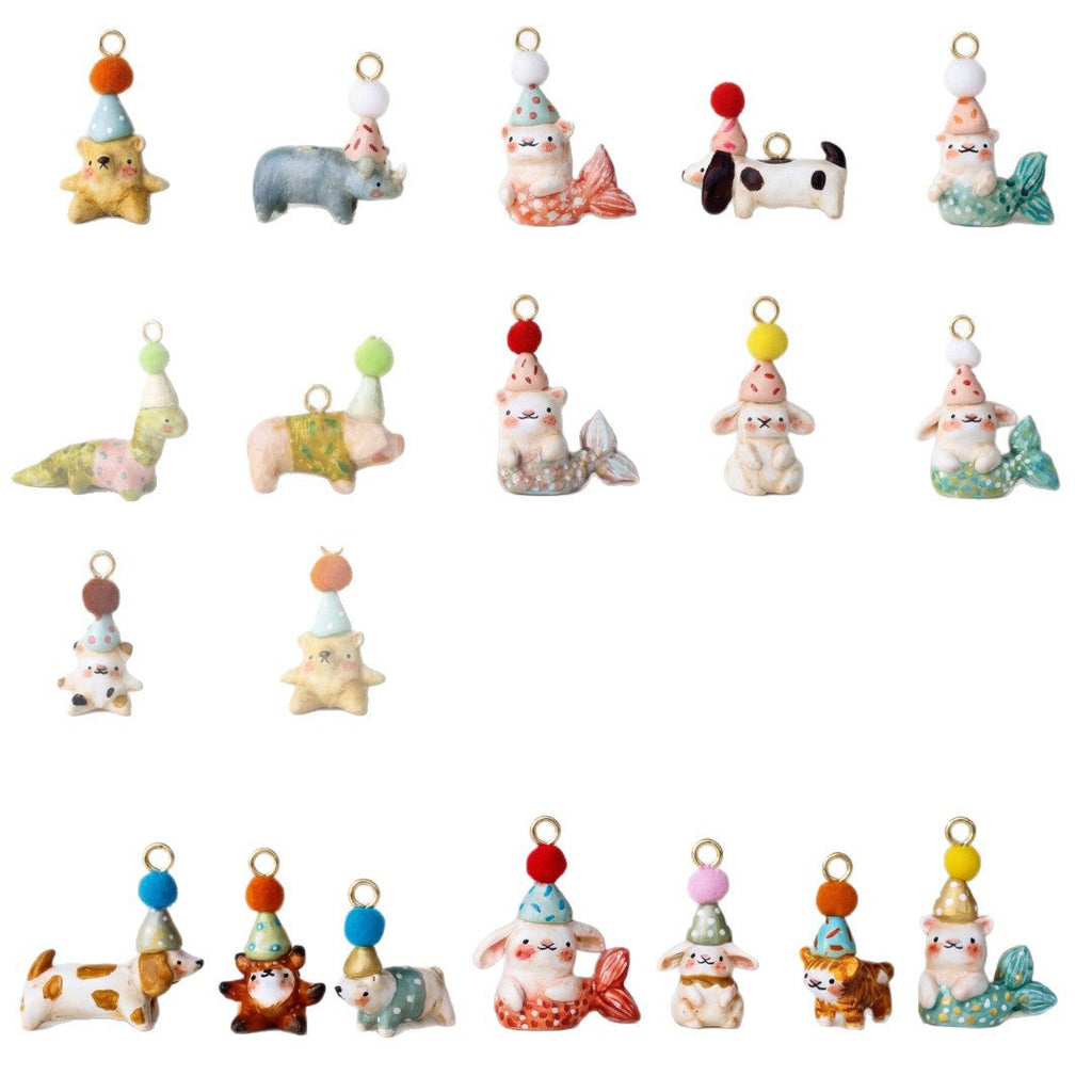 Animal Puppy Series Zircon Pendant