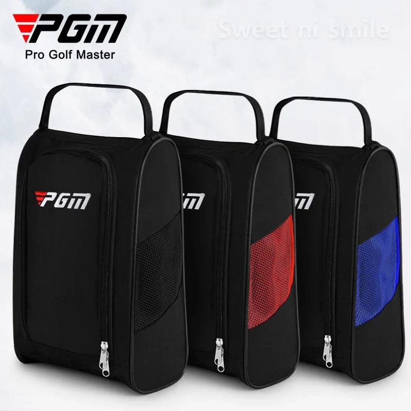 Golf Shoe Bag – Breathable Lightweight Nylon Carrier