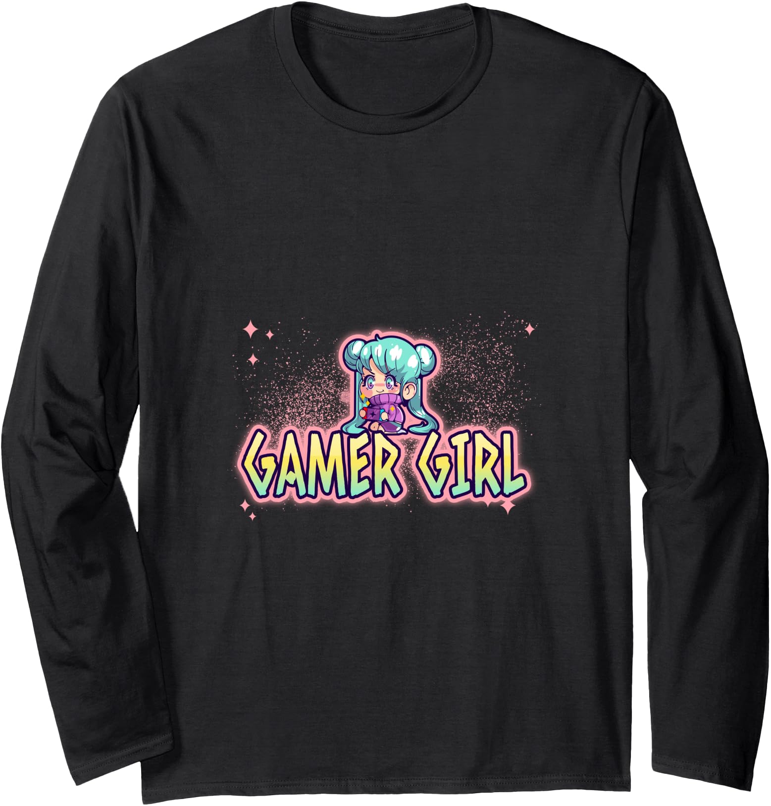 Gamer Chibi Sweatshirt - Unique Graphic Unisex