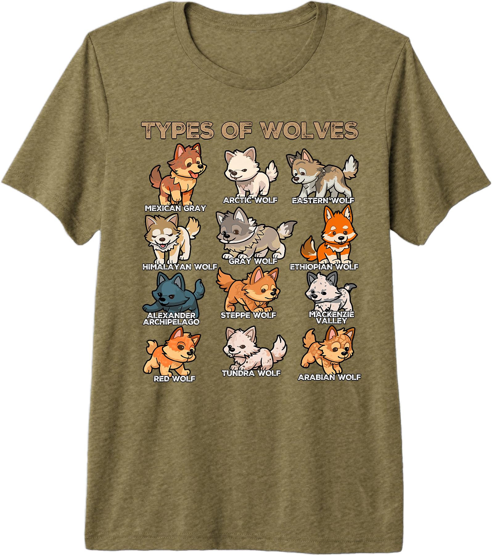Handcrafted Types Wolves Wolf Sweatshirt - Streetwear Style for Adults