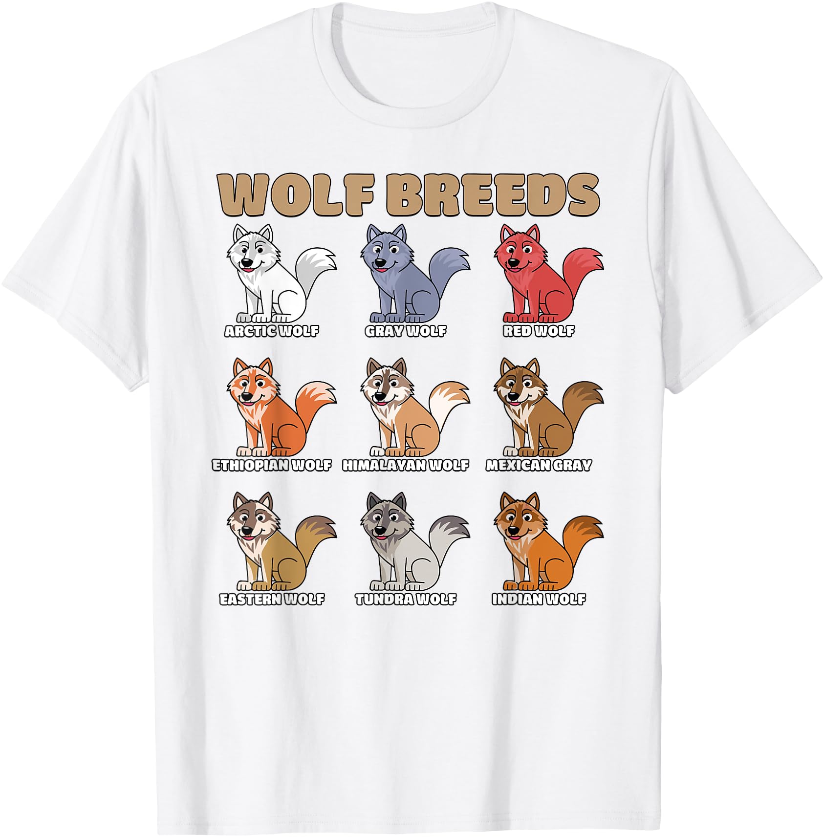 Exclusive Wolf Breeds Chibi Wolf Hoodie - Fun Novelty Design Men Women