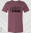 A Lady Never Discusses Her Fabric Stash Graphic Tee